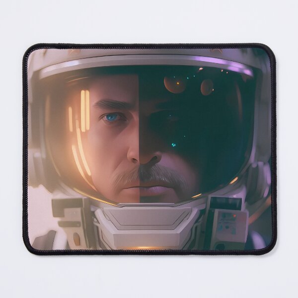 Item preview, Unique Scifi Astronut Portrait designed and sold by ea-photos.