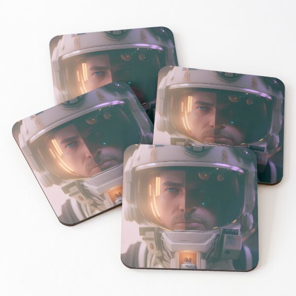 Item preview, Unique Scifi Astronut Portrait designed and sold by ea-photos.