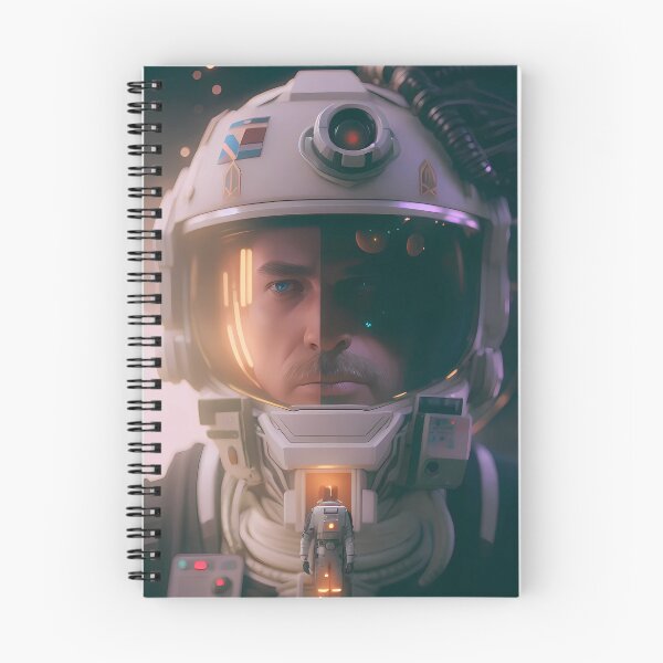 Item preview, Unique Scifi Astronut Portrait designed and sold by ea-photos.