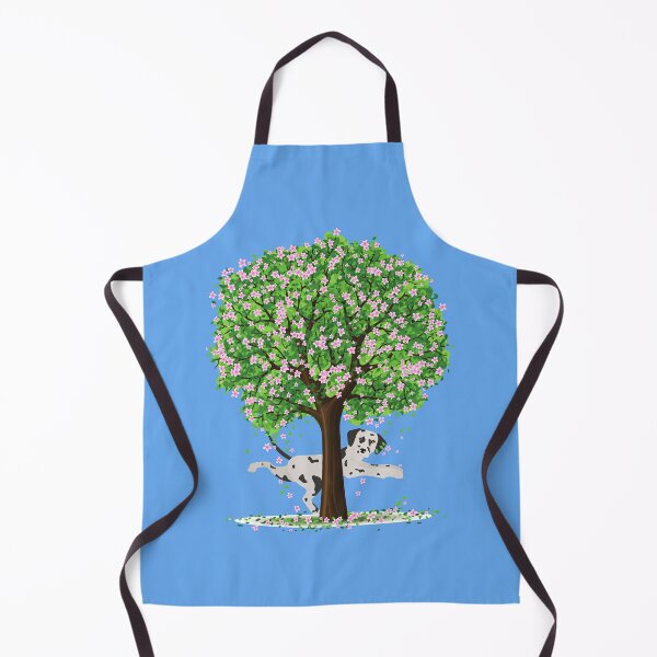 Item preview, Dalmatian Dog Under Spring Tree designed and sold by SeasonalDogs.