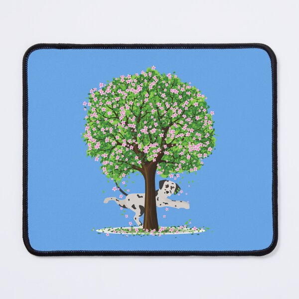 Item preview, Dalmatian Dog Under Spring Tree designed and sold by SeasonalDogs.