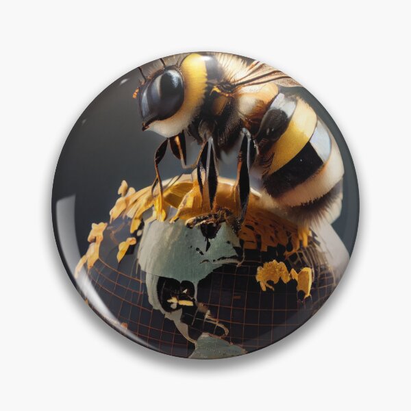 Item preview, Bee on the globe designed and sold by Dudilis.