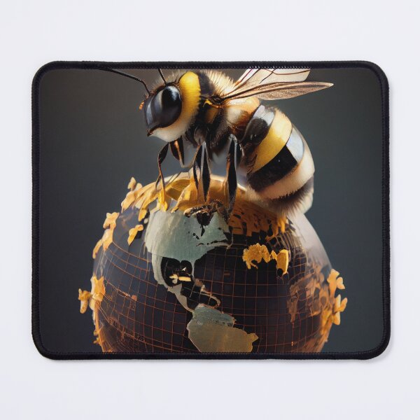 Item preview, Bee on the globe designed and sold by Dudilis.