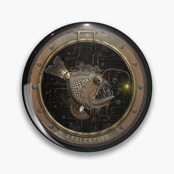 Item preview, Steampunk anglerfish by Maxine Gadd  designed and sold by Maxine Gadd.