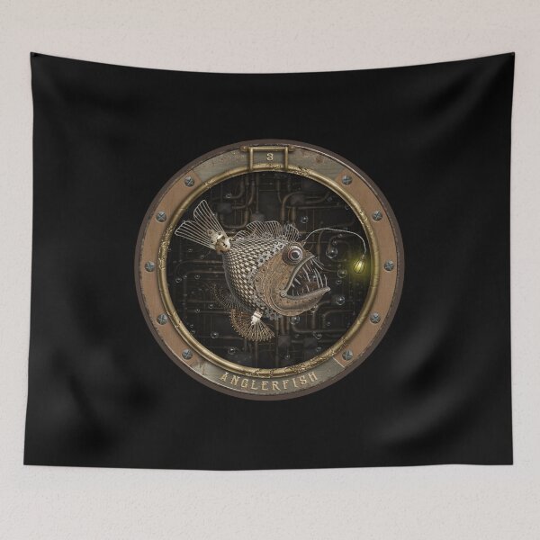 Item preview, Steampunk anglerfish by Maxine Gadd  designed and sold by Maxine Gadd.