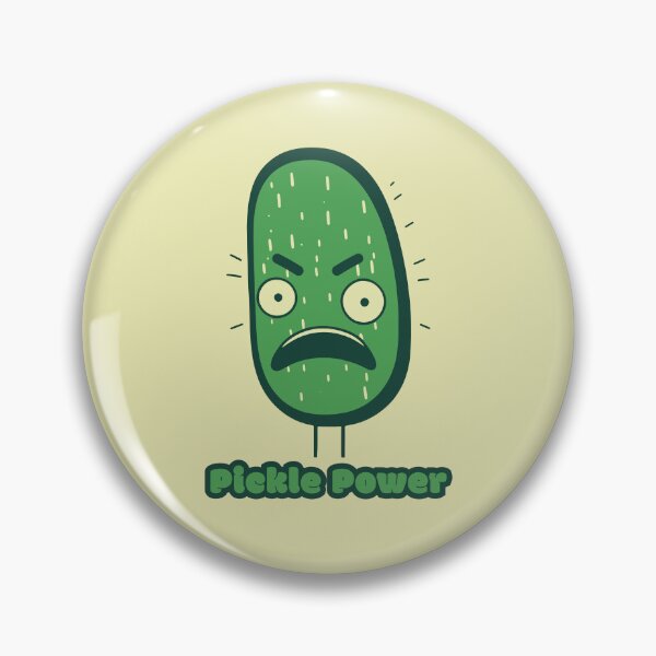 Item preview, Pickle power - Angry Cucumber  designed and sold by RoboRaphael.