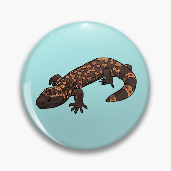 Item preview, Gila monster cartoon illustration designed and sold by Misscartoon.