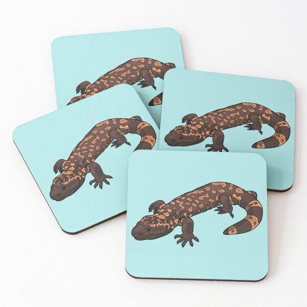 Item preview, Gila monster cartoon illustration designed and sold by Misscartoon.