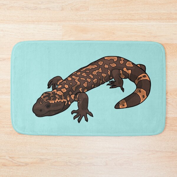 Item preview, Gila monster cartoon illustration designed and sold by Misscartoon.