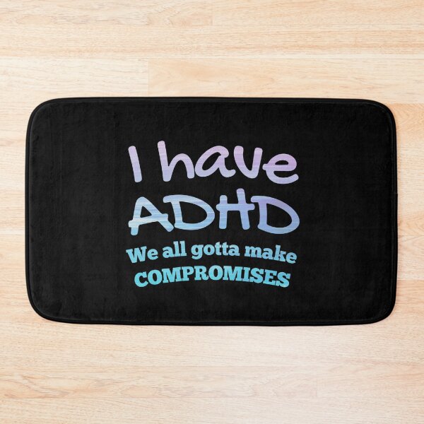Item preview, Naughty ADHD Couple Quote - I have ADHD We all gotta make compromises- Attention Deficit HyperActive Disorder | Neurodiversity | Neurodivergent | Neurodiverse designed and sold by MJDezigns.