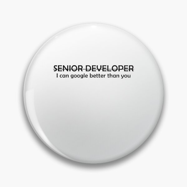 Item preview, Senior developer - Funny coding designed and sold by Amineharoni.
