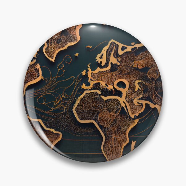 Item preview, World diagramatic map designed and sold by Dudilis.