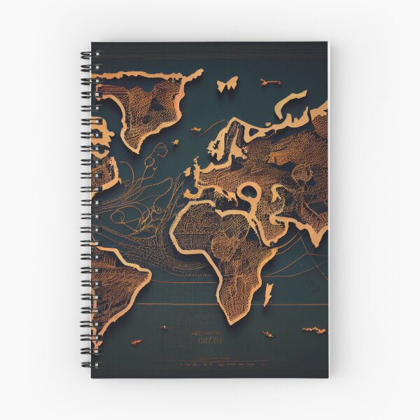 Item preview, World diagramatic map designed and sold by Dudilis.