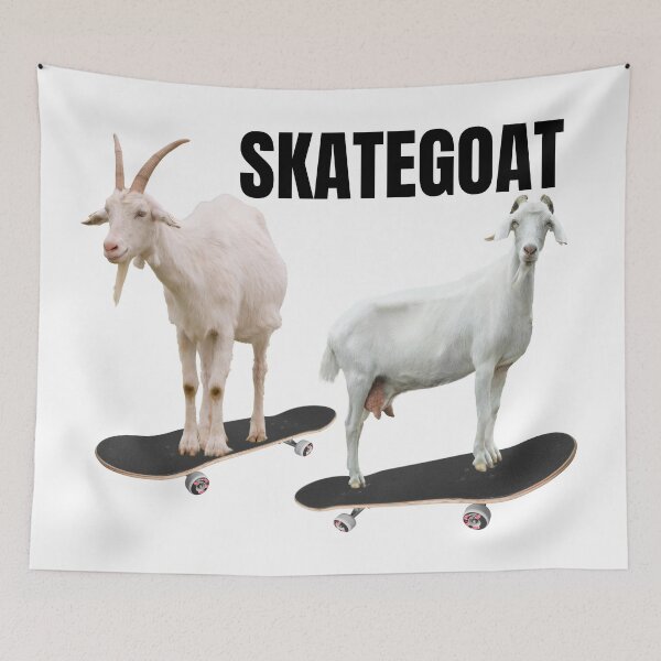 Item preview, funny goat puns,goat meme slogan gift idea skategoat designed and sold by JakubkoJunak.