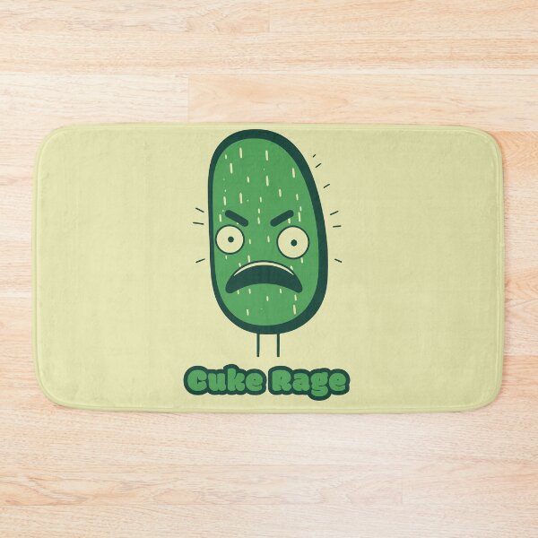Item preview, Cuke Rage - Angry Cucumber  designed and sold by RoboRaphael.