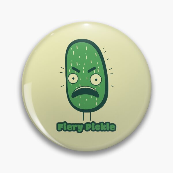Item preview, Fiery pickle  - Angry Cucumber  designed and sold by RoboRaphael.