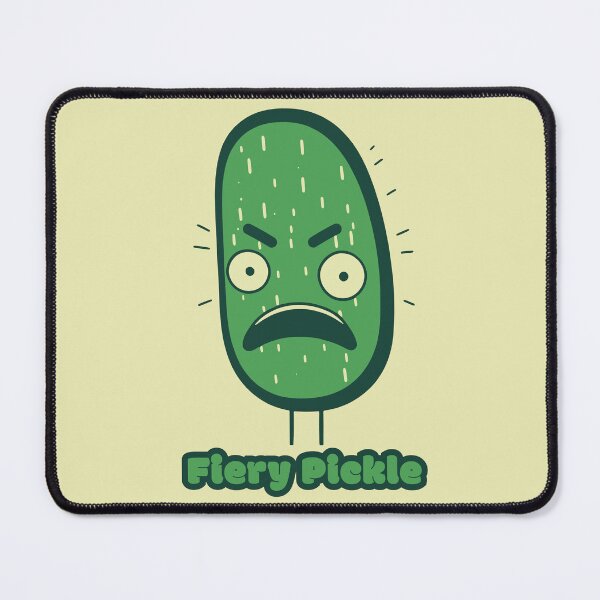Item preview, Fiery pickle  - Angry Cucumber  designed and sold by RoboRaphael.