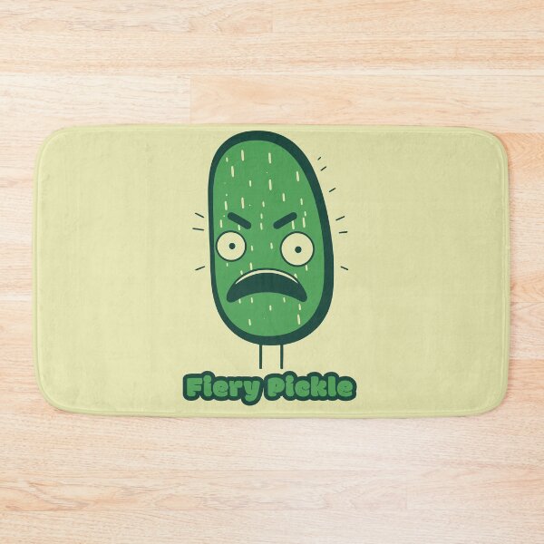 Item preview, Fiery pickle  - Angry Cucumber  designed and sold by RoboRaphael.