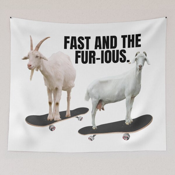 Item preview, funny goat puns,goat meme slogan skategoat designed and sold by JakubkoJunak.