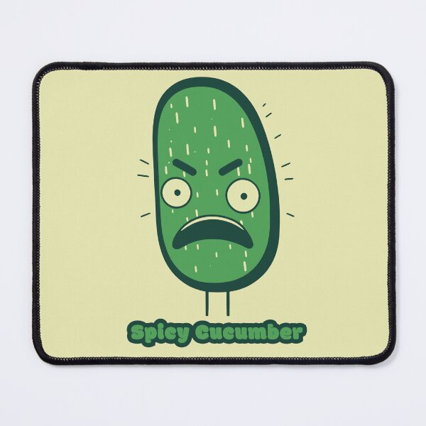 Item preview, Spicy Cucumber - Angry Cucumber designed and sold by RoboRaphael.