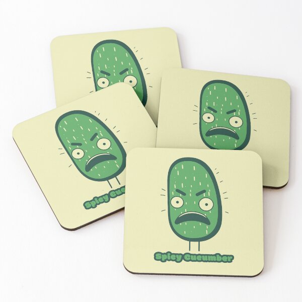 Item preview, Spicy Cucumber - Angry Cucumber designed and sold by RoboRaphael.