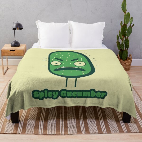 Item preview, Spicy Cucumber - Angry Cucumber designed and sold by RoboRaphael.