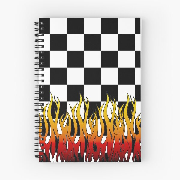 Item preview, Checkered Racing Flames designed and sold by xpunkspirationx.