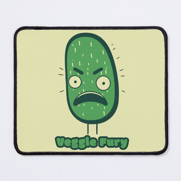 Item preview, Veggie Fury - Angry Cucumber designed and sold by RoboRaphael.