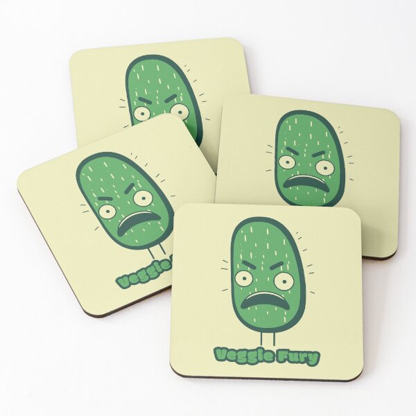 Item preview, Veggie Fury - Angry Cucumber designed and sold by RoboRaphael.
