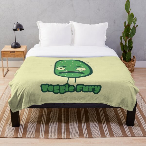 Aperçu de l'œuvre Veggie Fury - Concombre en colère créée et vendue par RoboRaphael.