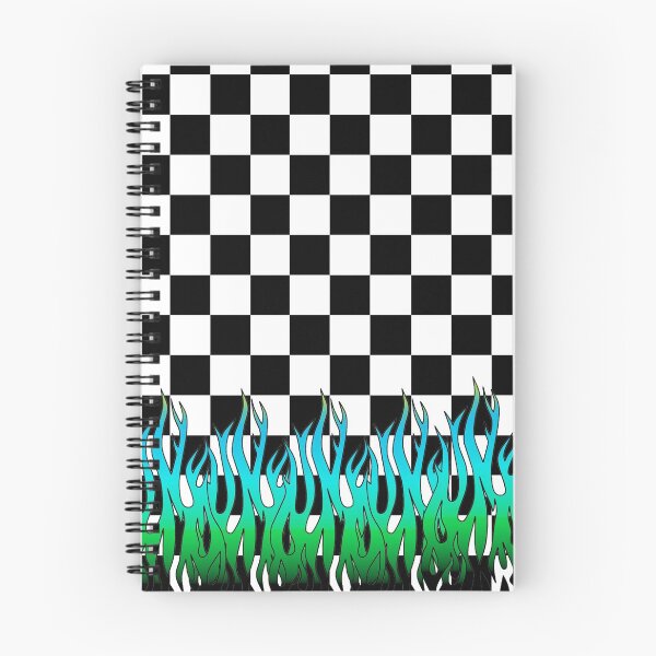 Item preview, Checkered Racing Flames v2 designed and sold by xpunkspirationx.