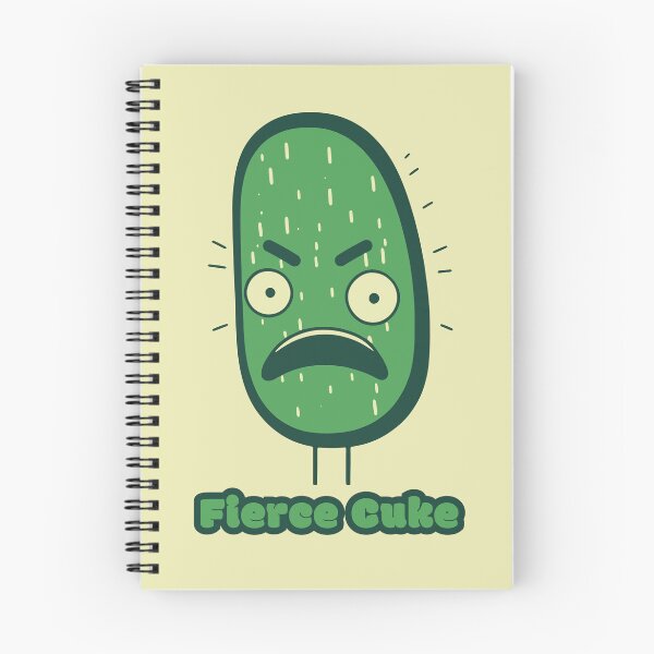 Item preview, Fierce Cuke  - Angry Cucumber designed and sold by RoboRaphael.