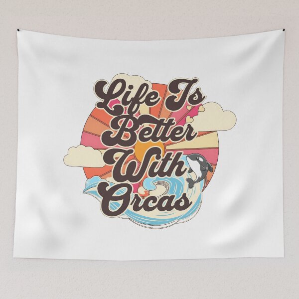 Item preview, Life Is Better With Orcas designed and sold by AHthatIsNice.