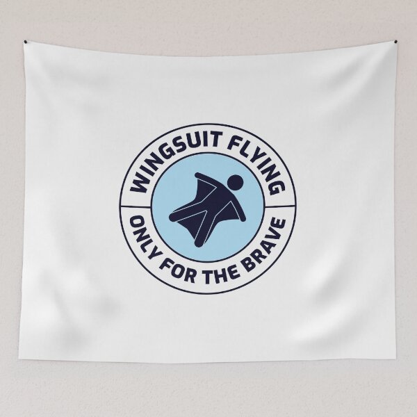 Item preview, Wingsuit flying Base Jumping Skydiving Wingsuiting designed and sold by TastefulTees.