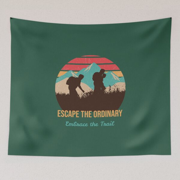 Item preview, Escape the Ordinary: A Vintage Hiking Adventure designed and sold by MyPrintaDesigns.