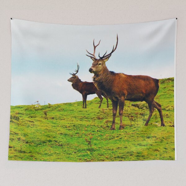 Item preview, Stags on the hill designed and sold by Leeanne Mackay.