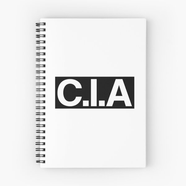 Artikelvorschau, CIA - Logo Weiß entworfen und verkauft von Honeypixies.
