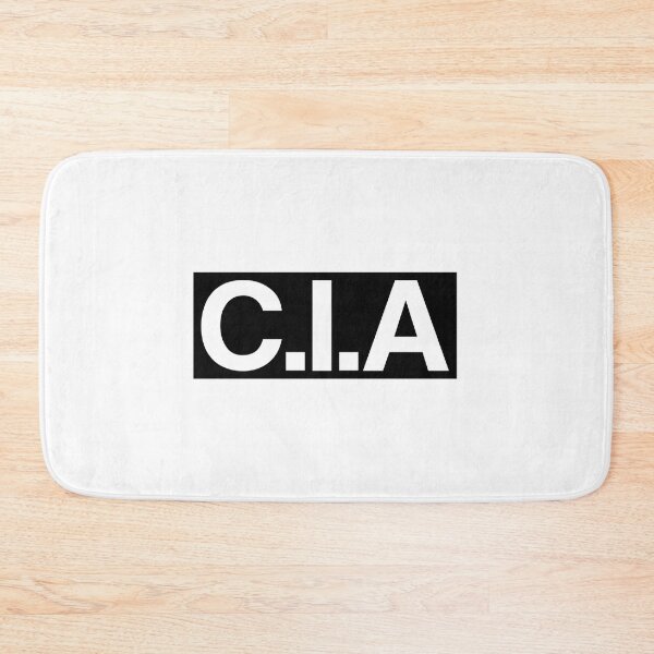 Artikelvorschau, CIA - Logo Weiß entworfen und verkauft von Honeypixies.
