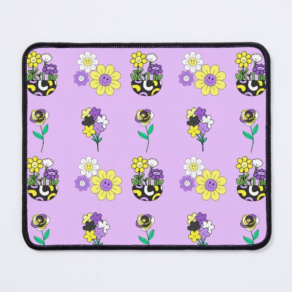 Item preview, Nonbinary Pride Flowers Pack designed and sold by everything4eva.