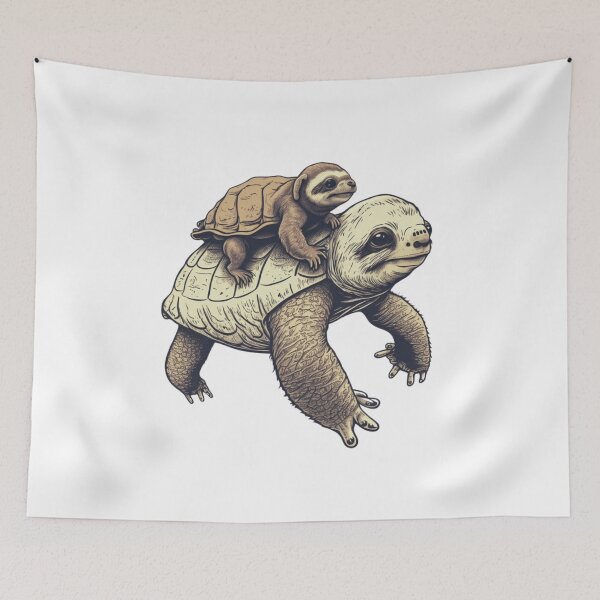 Item preview, Speed is Relative, Sloth-Headed Turtle designed and sold by Fahmi Muhamad Naser.