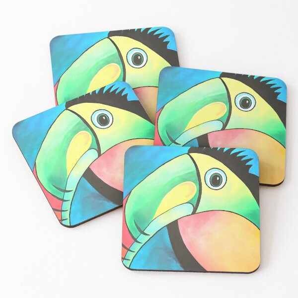 Item preview, Toucan Childlike Cartoon Painting designed and sold by taiche.