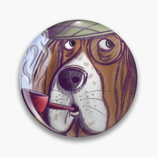 Artikelvorschau, Der Detektiv Basset Hound entworfen und verkauft von IloDiplo.