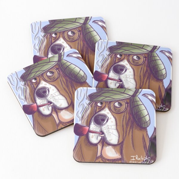 Item preview, The Detective Basset Hound designed and sold by IloDiplo.
