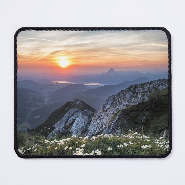 Item preview, Sunrise on the top of a mountain designed and sold by Livelaughart.