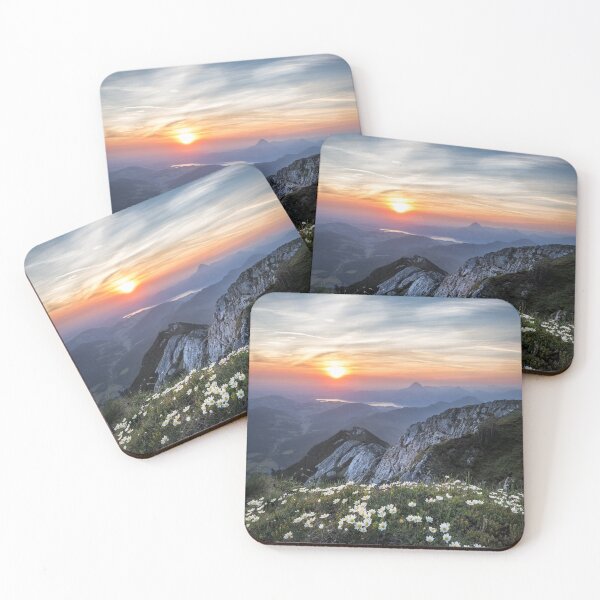 Item preview, Sunrise on the top of a mountain  designed and sold by Livelaughart.