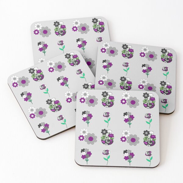 Item preview, Ace Pride Flowers Pack designed and sold by everything4eva.