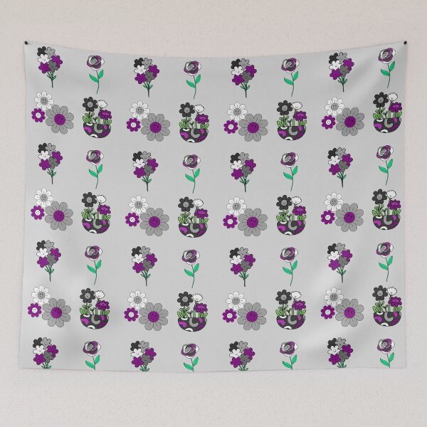 Item preview, Ace Pride Flowers Pack designed and sold by everything4eva.