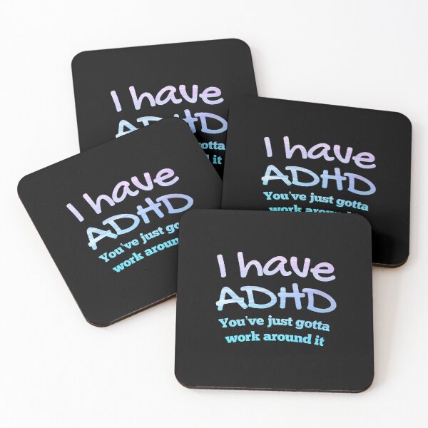 Item preview, Naughty ADHD Couple Quote - I have ADHD You’ve just gotta work around it - Attention Deficit HyperActive Disorder | Neurodiversity | Neurodivergent | Neurodiverse designed and sold by MJDezigns.