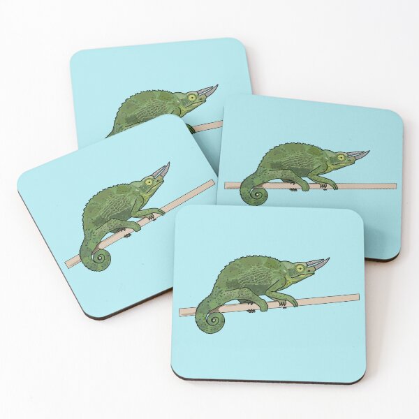 Item preview, Jackson's chameleon cartoon illustration designed and sold by Misscartoon.