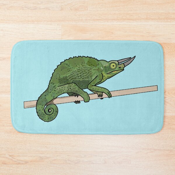 Item preview, Jackson's chameleon cartoon illustration designed and sold by Misscartoon.